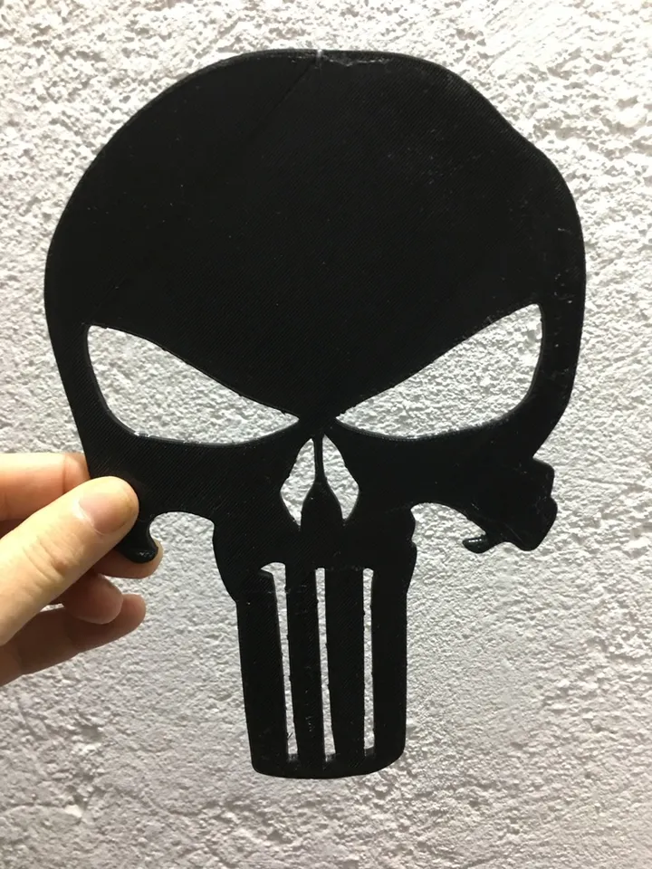 3D Patch Punisher Skull black, 3D Patch Punisher Skull black