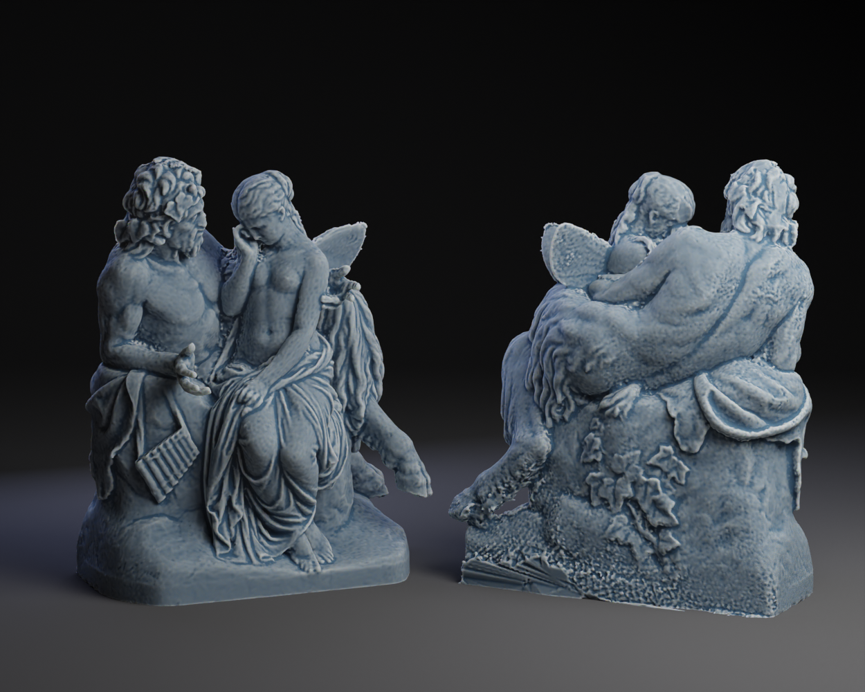 Satyr and Angle/Fairy