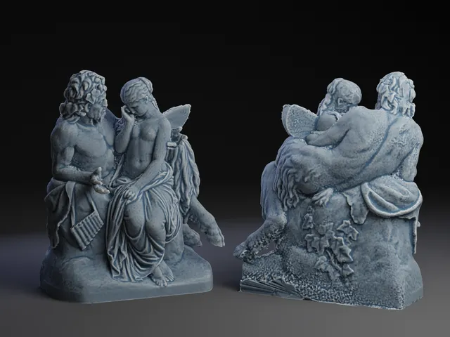 Satyr and Angle/Fairy