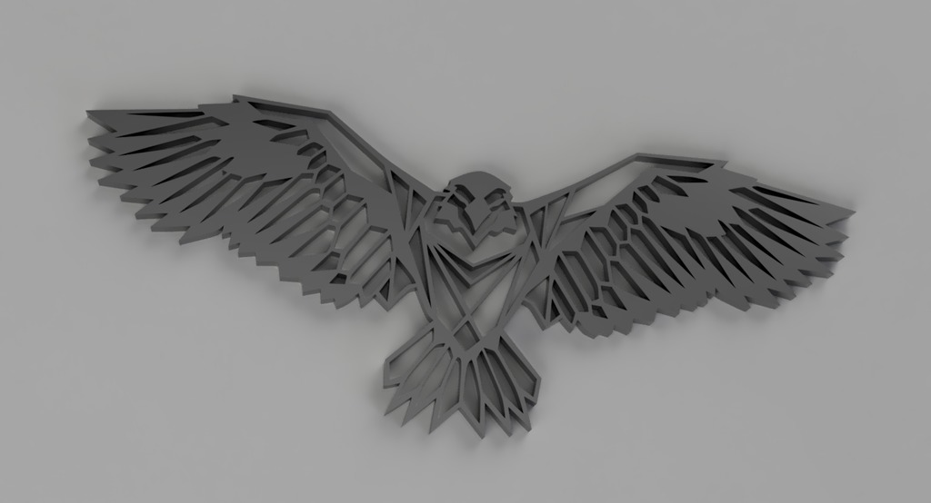 EAGLE wall decoration by BeppeITA | Download free STL model ...