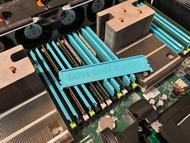 RAM Memory Module DIMM Filler Blank