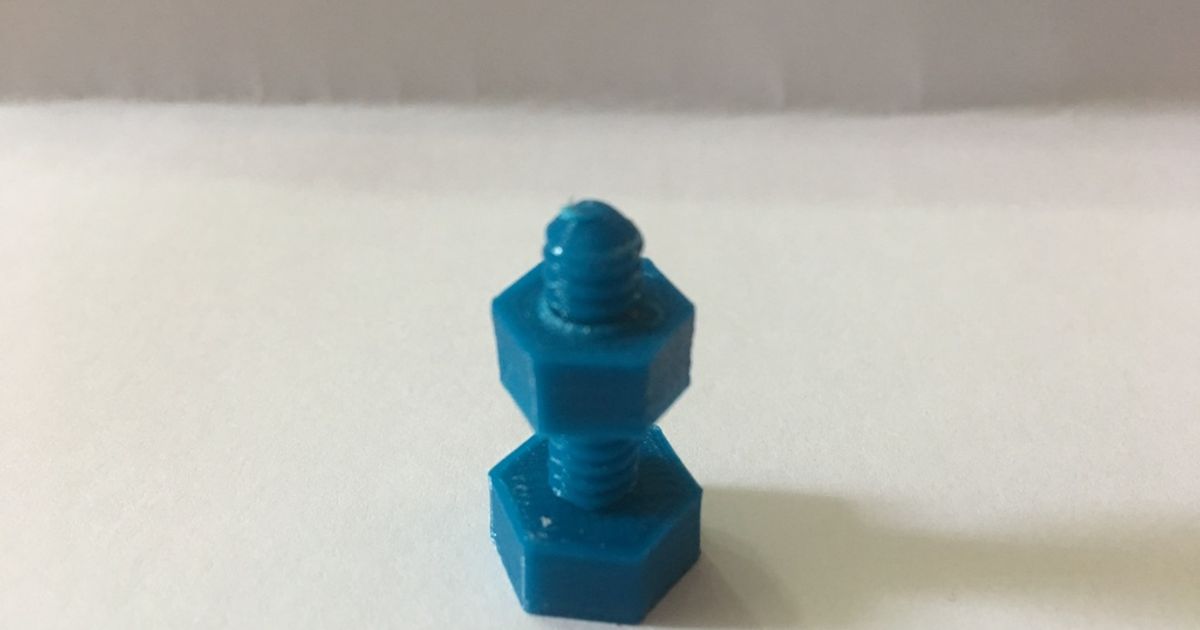 nut & bolt 1/4" 20 UNC for tripods/camera mount standard by BeppeITA