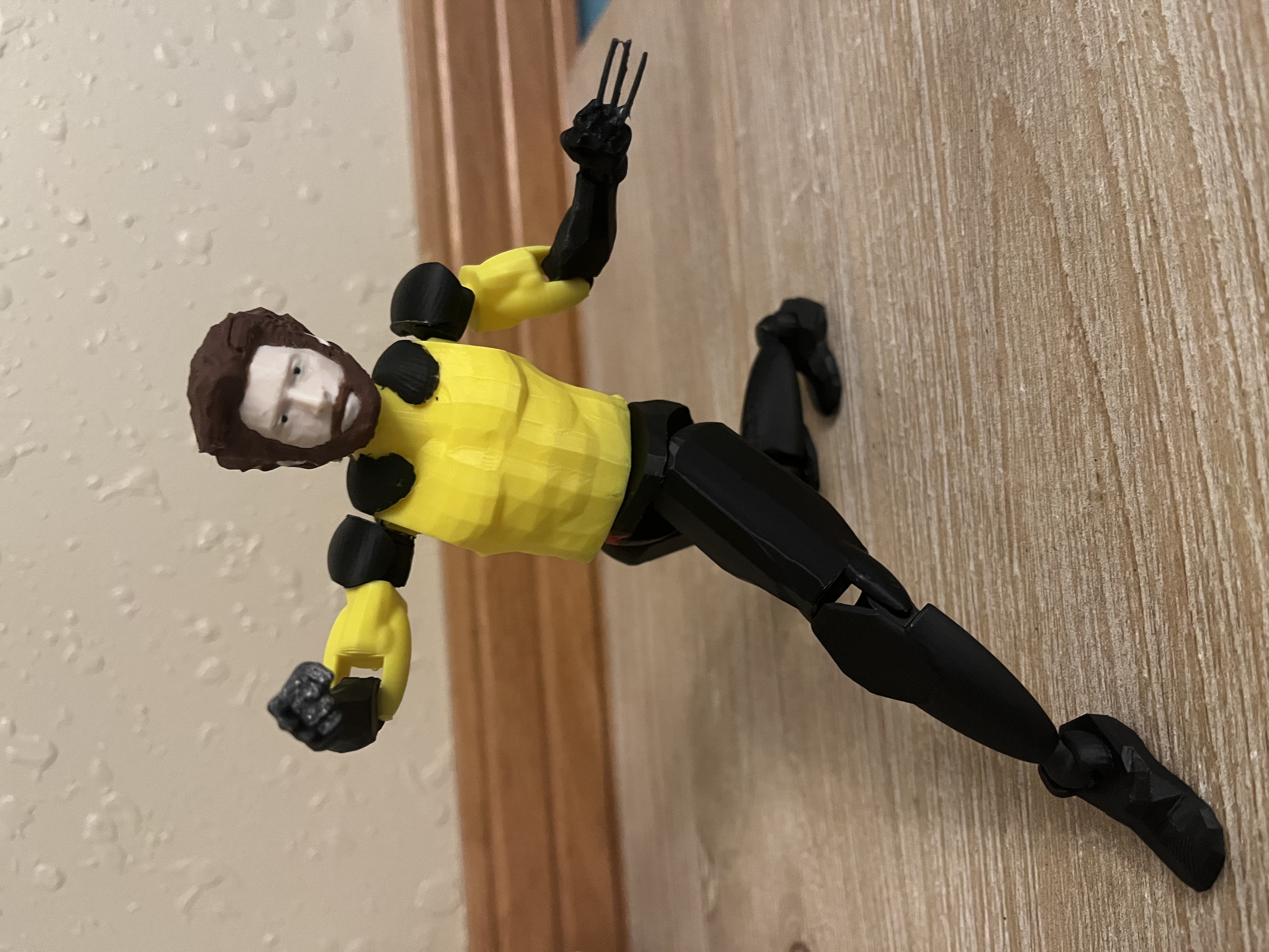 Miniatura 6 do modelo 3D Wolverine action figure