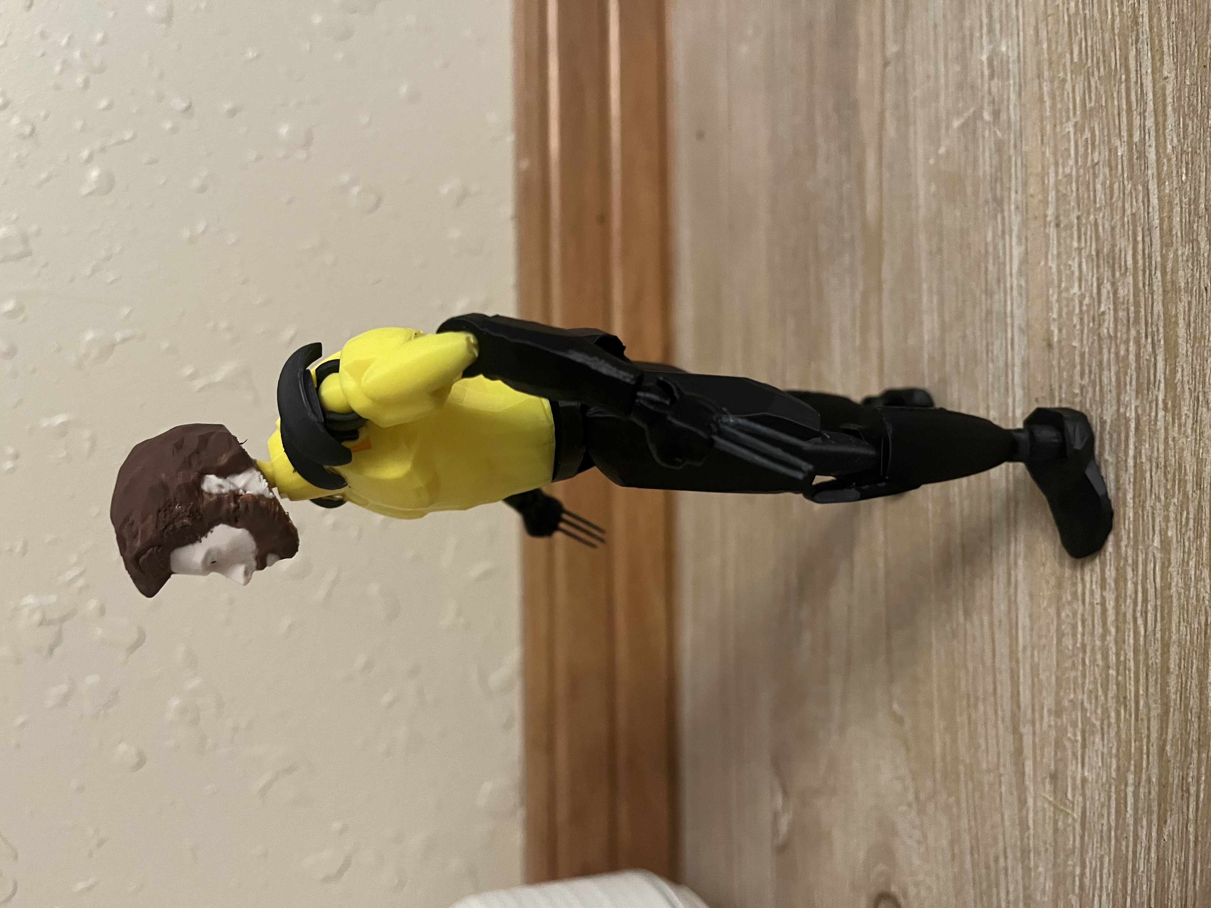 Miniatura 4 do modelo 3D Wolverine action figure