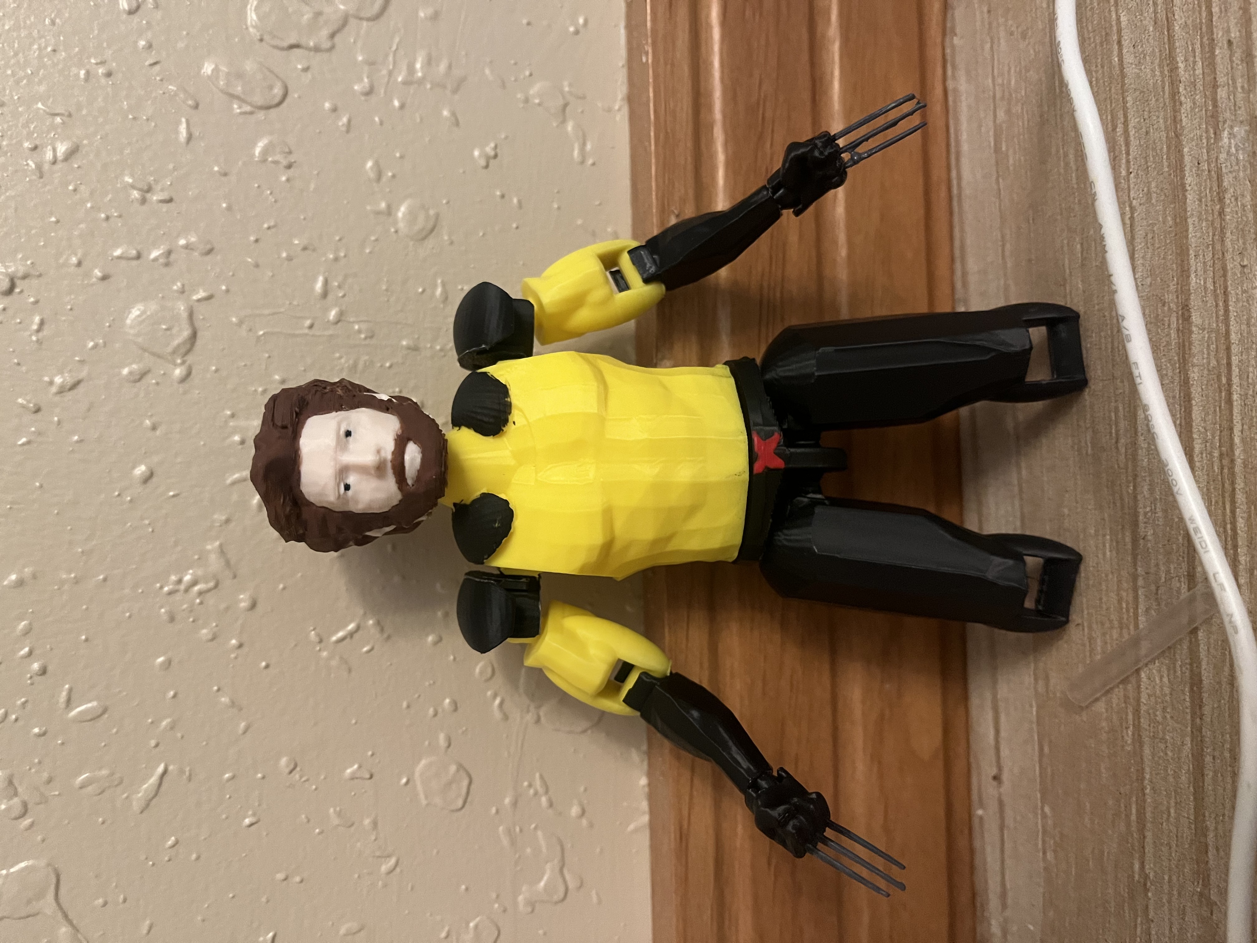 Miniatura 3 do modelo 3D Wolverine action figure