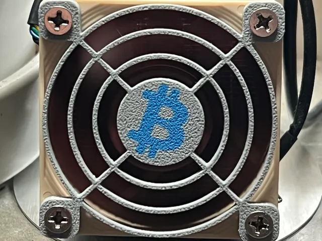 60 mm Dual color Bitcoin fan shroud