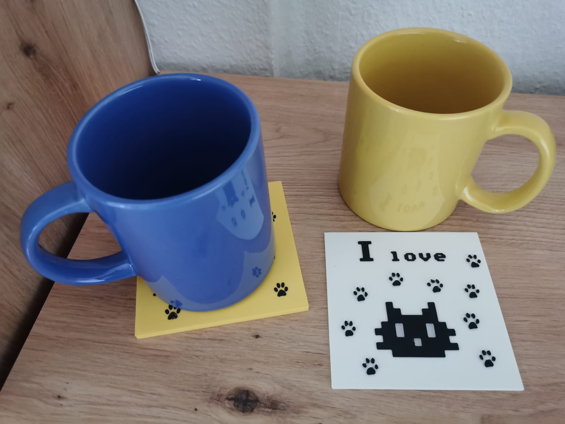 Katzen Untersetzer/Cat Coaster
