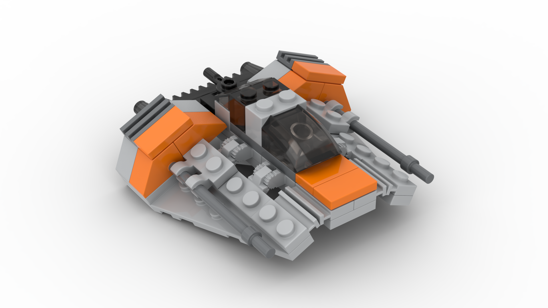 Brick Snowspeeder - Mini polybag