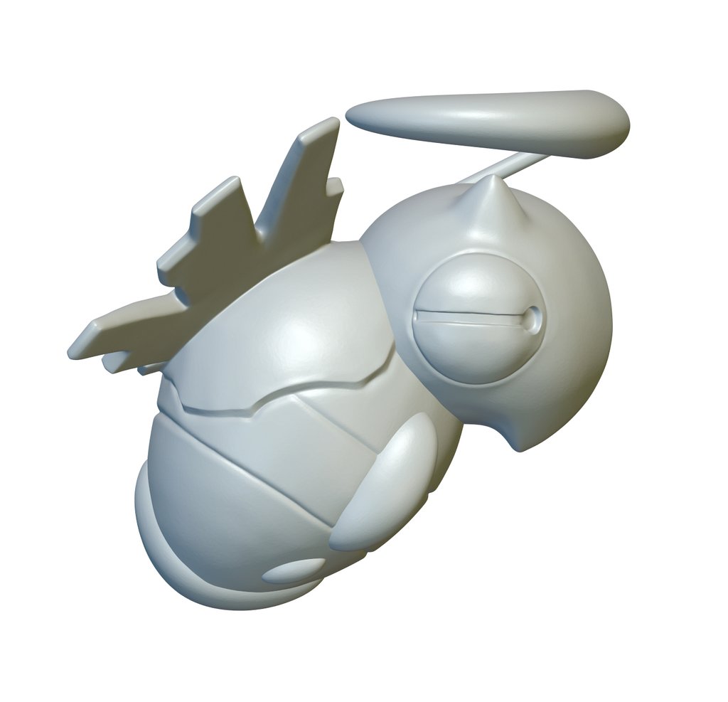 Pokemon Shedinja #292 - Optimized for 3D Printing by 3Dprint1UP ...