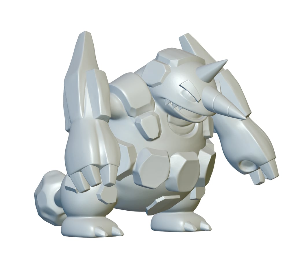 Pokemon Rhyperior Figure Pokemon Rhyperior #464 - Optimized for 3D Printing by 3Dprint1UP ...