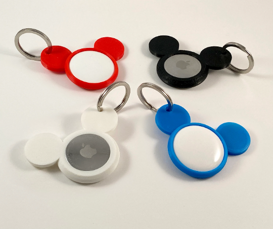 Mouse Ears Airtag holder keychain