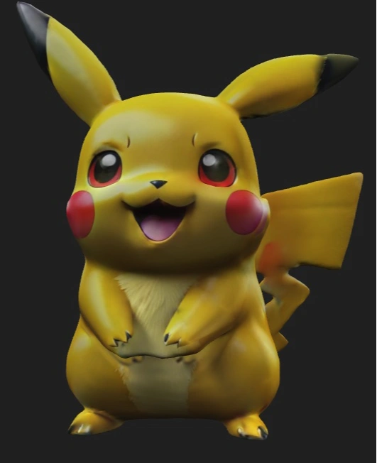 Pikachu pokémon - cute 3d model by Martin20 | Download free STL model ...