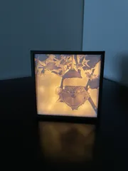 Minimalist lithophane picture frame