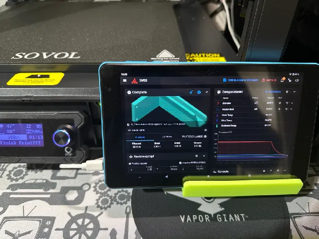 Sovol SV08 Tablet Holder right