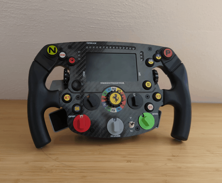 Thrustmaster SF1000 rotary encoder caps | button knobs for simracing  | LMP Ferrari 499P