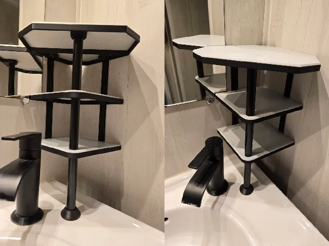 Corner Shelf Bathroom