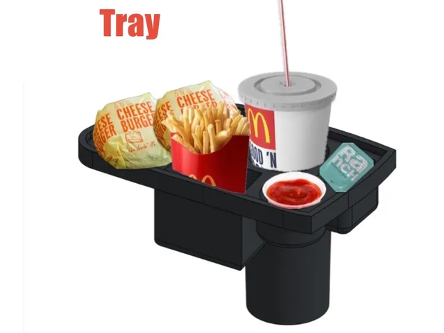 Fast Food Car Tray