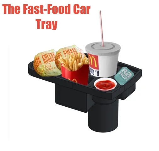 Fast Food Car Tray