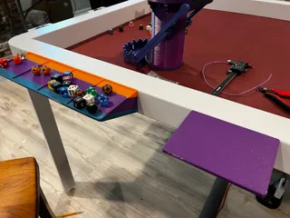 Ironside Game Table Snap-on shelves