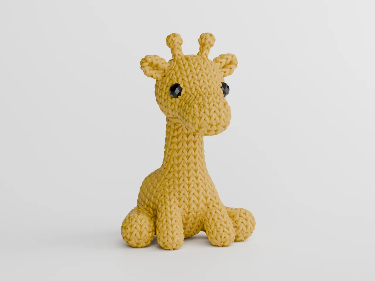 Knitted Giraffe by 3D Fluffies | Download free STL model