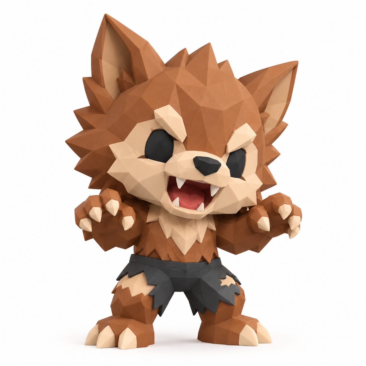 Halloween Chibi #9 – Little Werewolf | Easy to Print