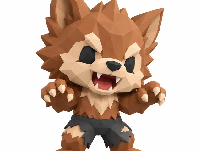 Halloween Chibi #9 – Little Werewolf | Easy to Print
