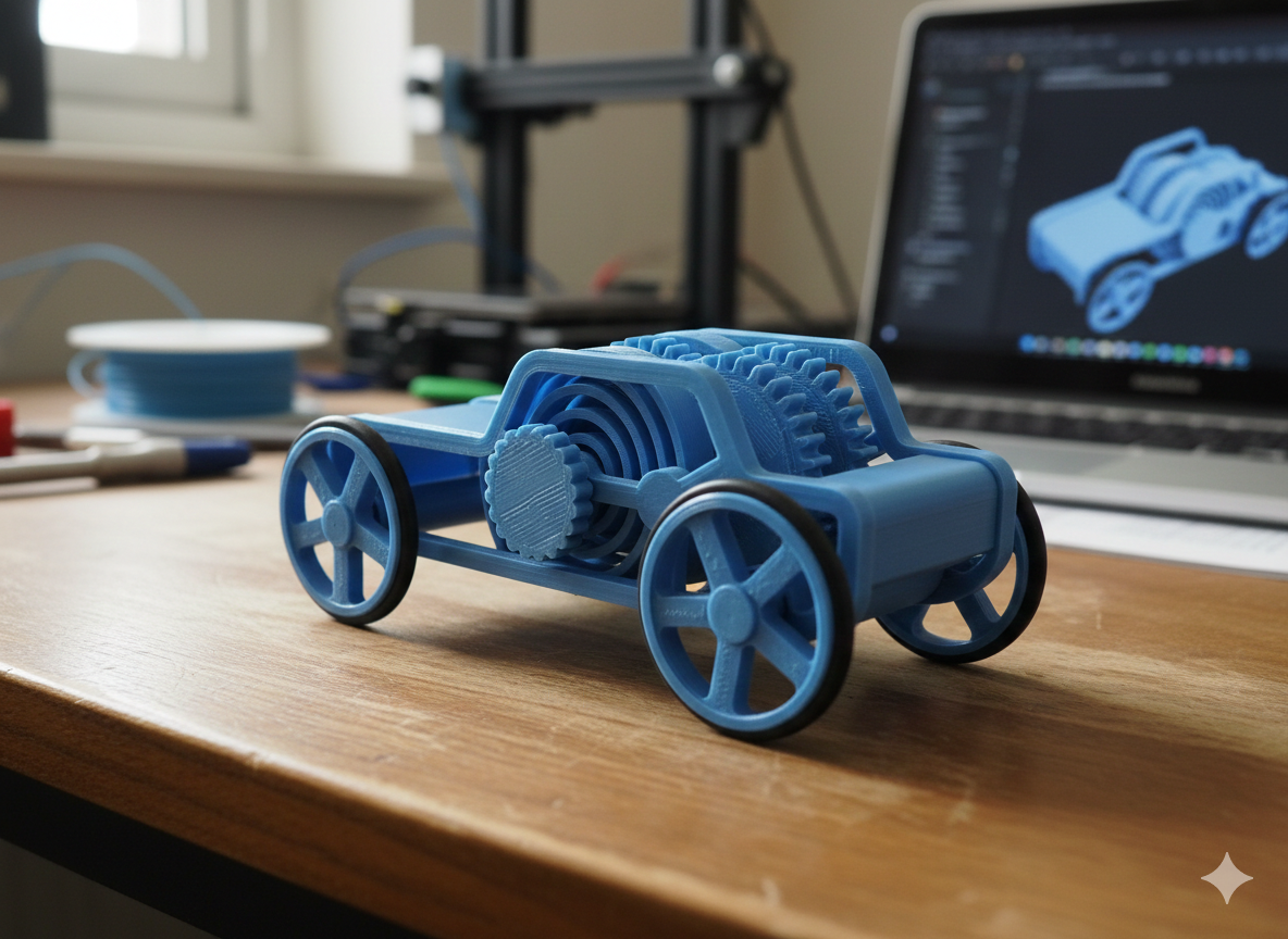 Wind-up Gear Car