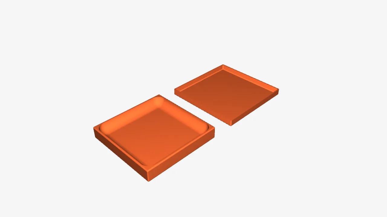 Free STL file Magnetic Small Parts Tray 🧲・3D print object to download・Cults