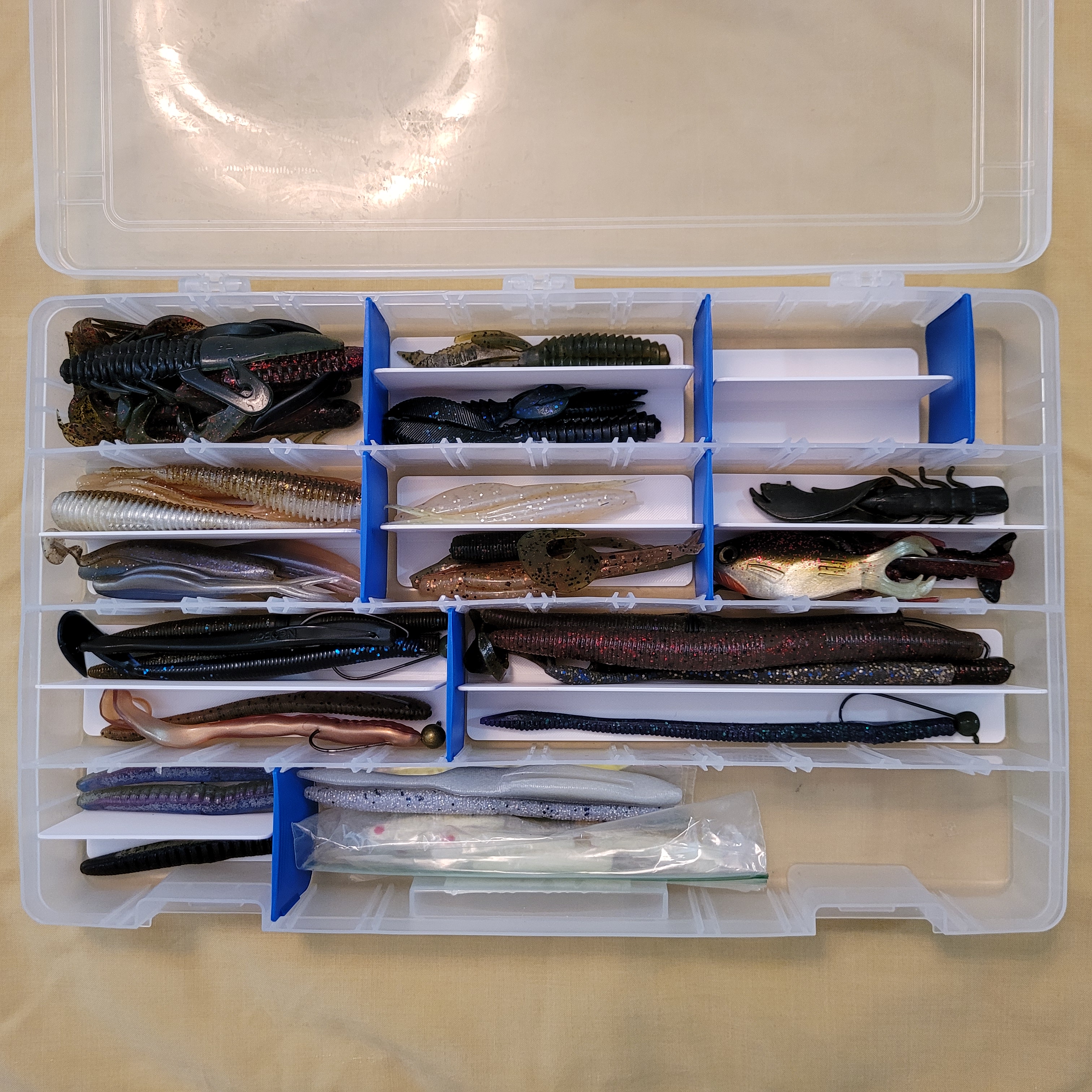 Miniatura 7 do modelo 3D Flat Tackle Box Storage System