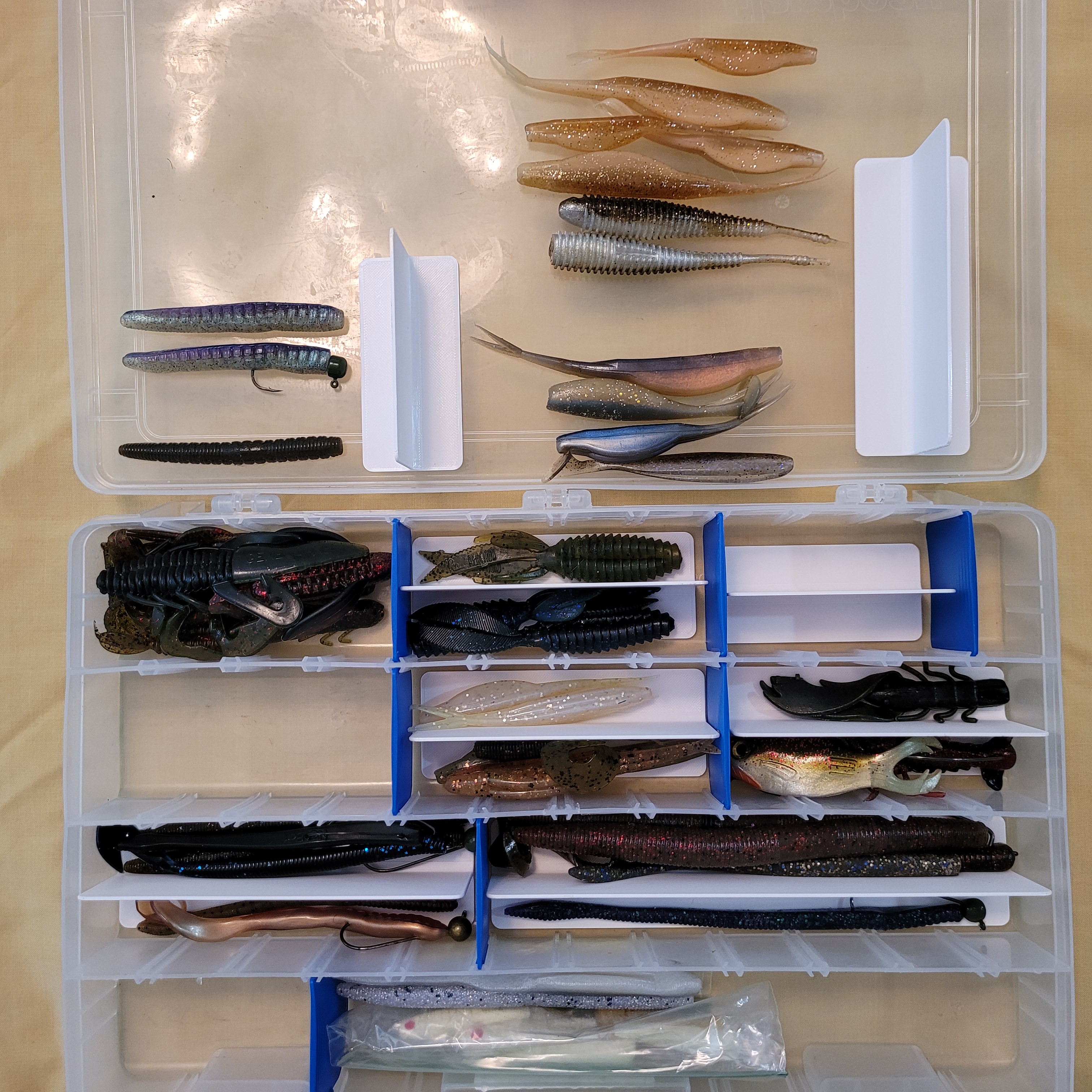 Miniatura 8 do modelo 3D Flat Tackle Box Storage System