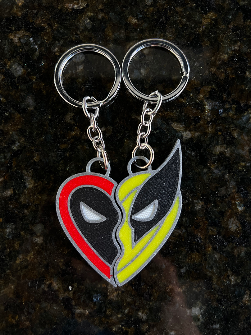 Deadpool x Wolverine Keychain (for MMU) by TAICED - Construyendo Ideas ...