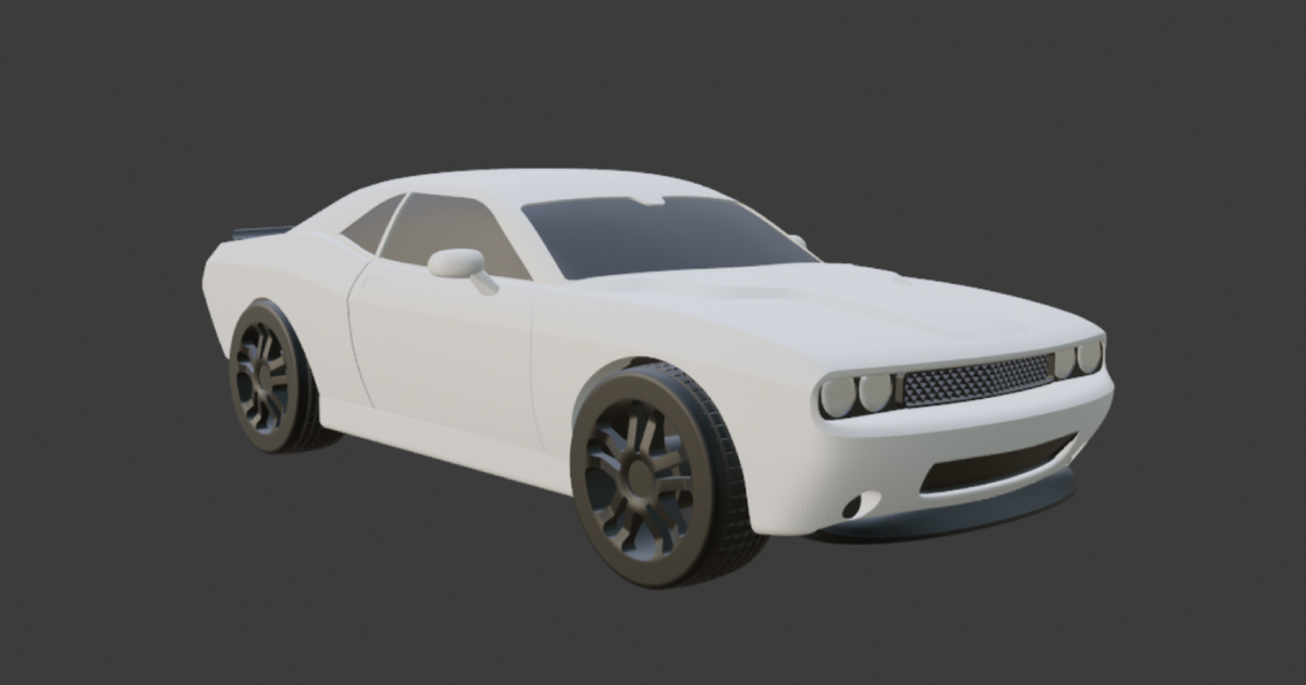 Dodge Challenger by Acro17 | Download free STL model | Printables.com