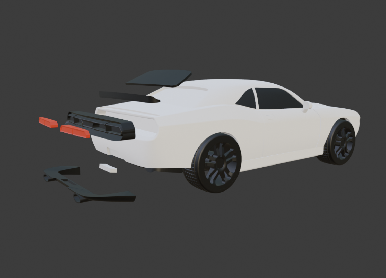 Dodge Challenger by Acro17 | Download free STL model | Printables.com
