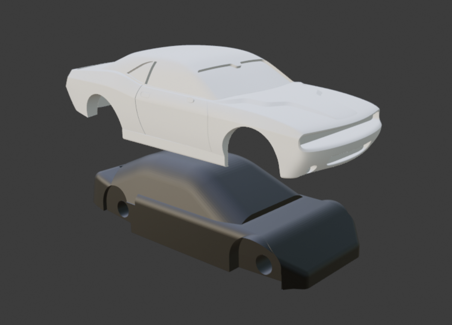 Dodge Challenger by Acro17 | Download free STL model | Printables.com