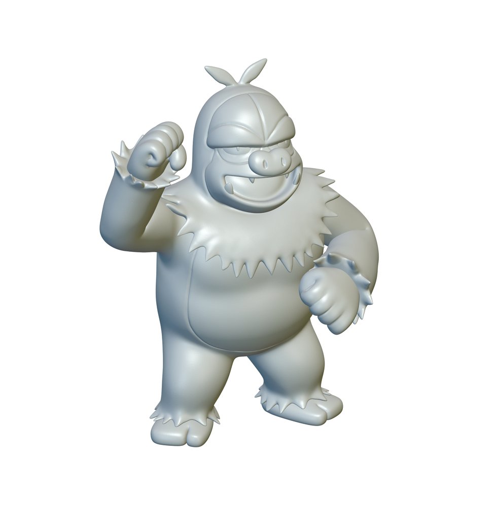 Pokemon Slaking #289 - Optimized for 3D Printing by 3Dprint1UP ...