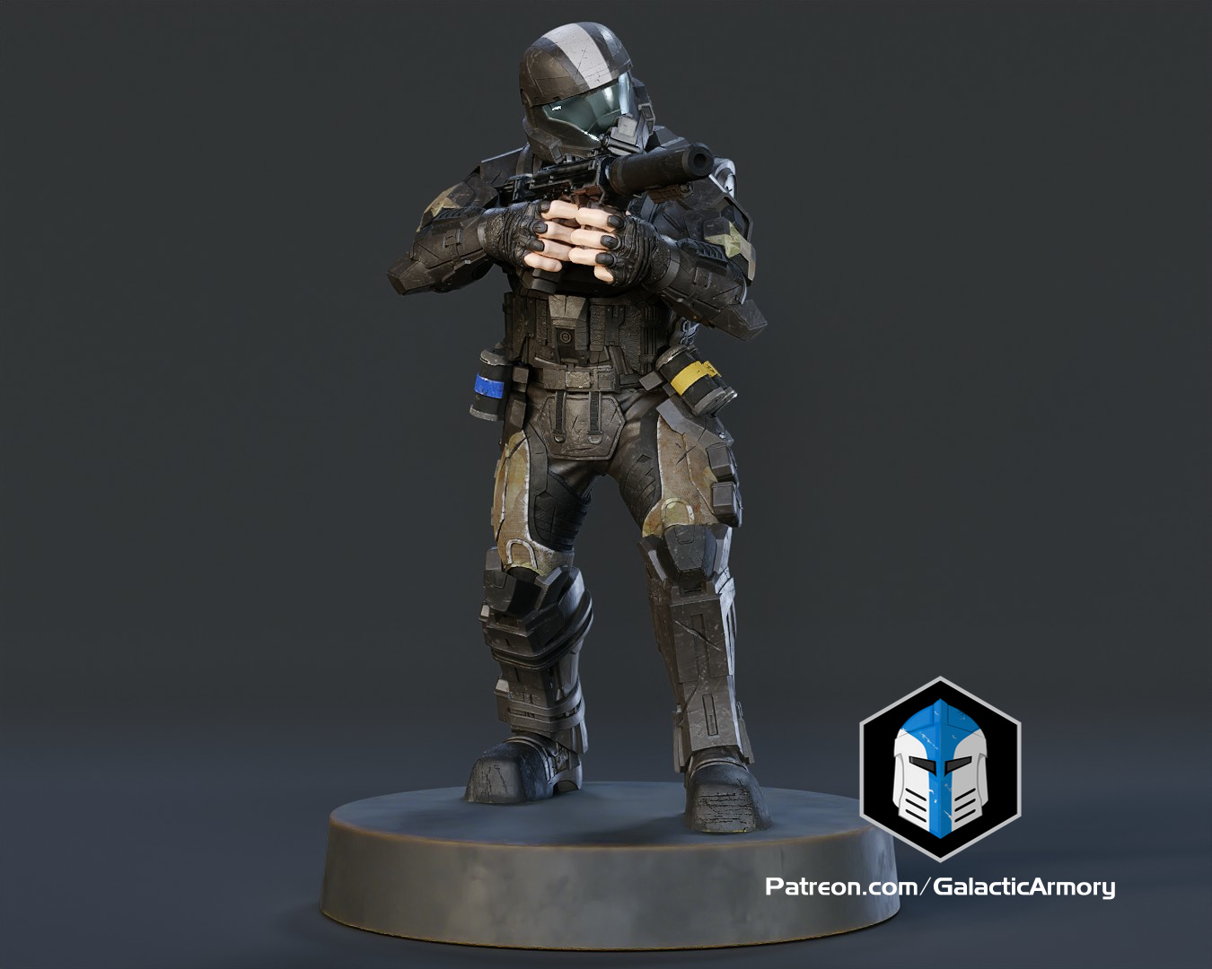 Halo ODST Rookie Miniature by Galactic Armory | Download free STL model ...