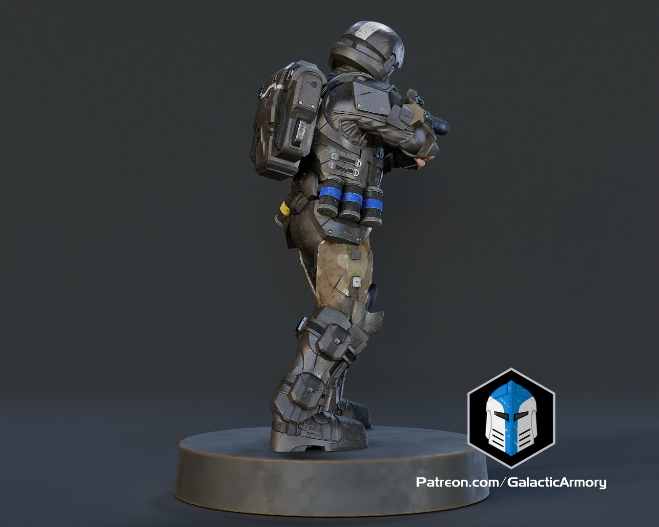 Halo ODST Rookie Miniature by Galactic Armory | Download free STL model ...