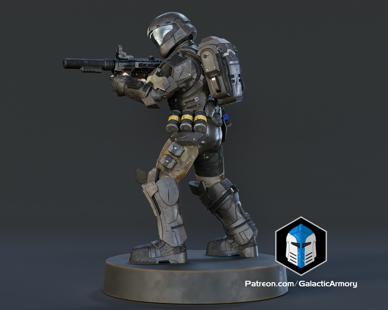 Halo ODST Rookie Miniature by Galactic Armory | Download free STL model ...