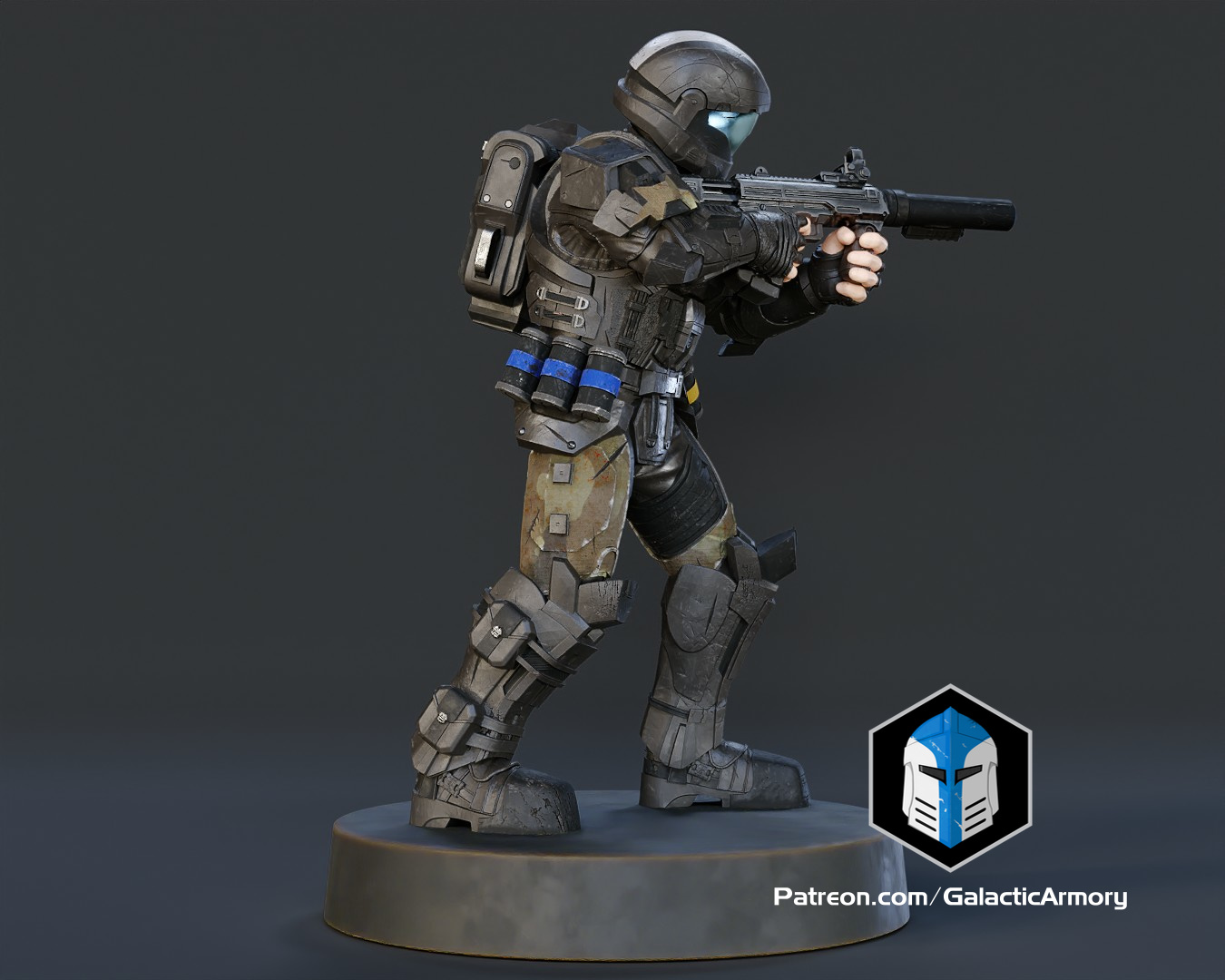 Halo ODST Rookie Miniature by Galactic Armory | Download free STL model ...