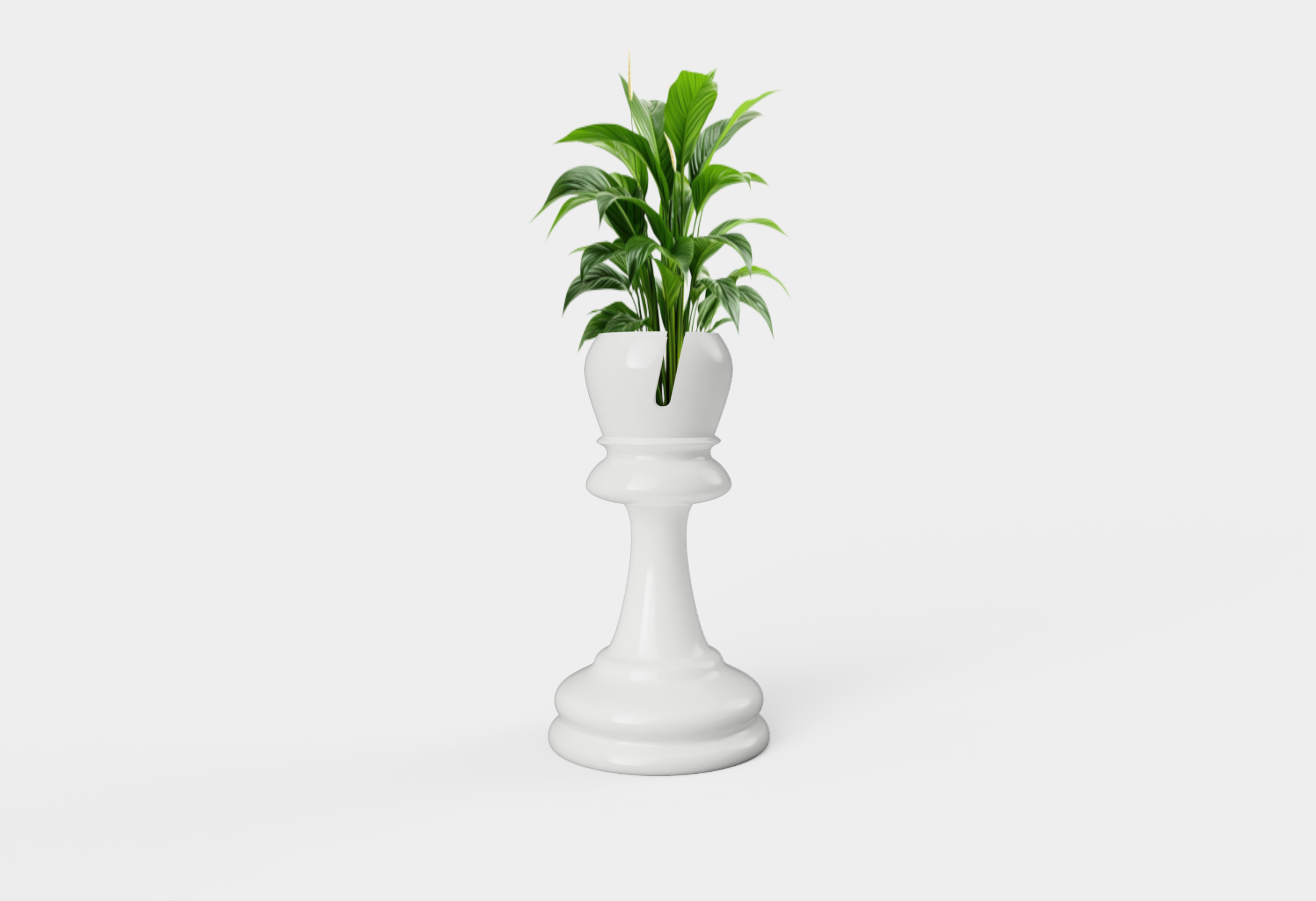 Bishop chess planter