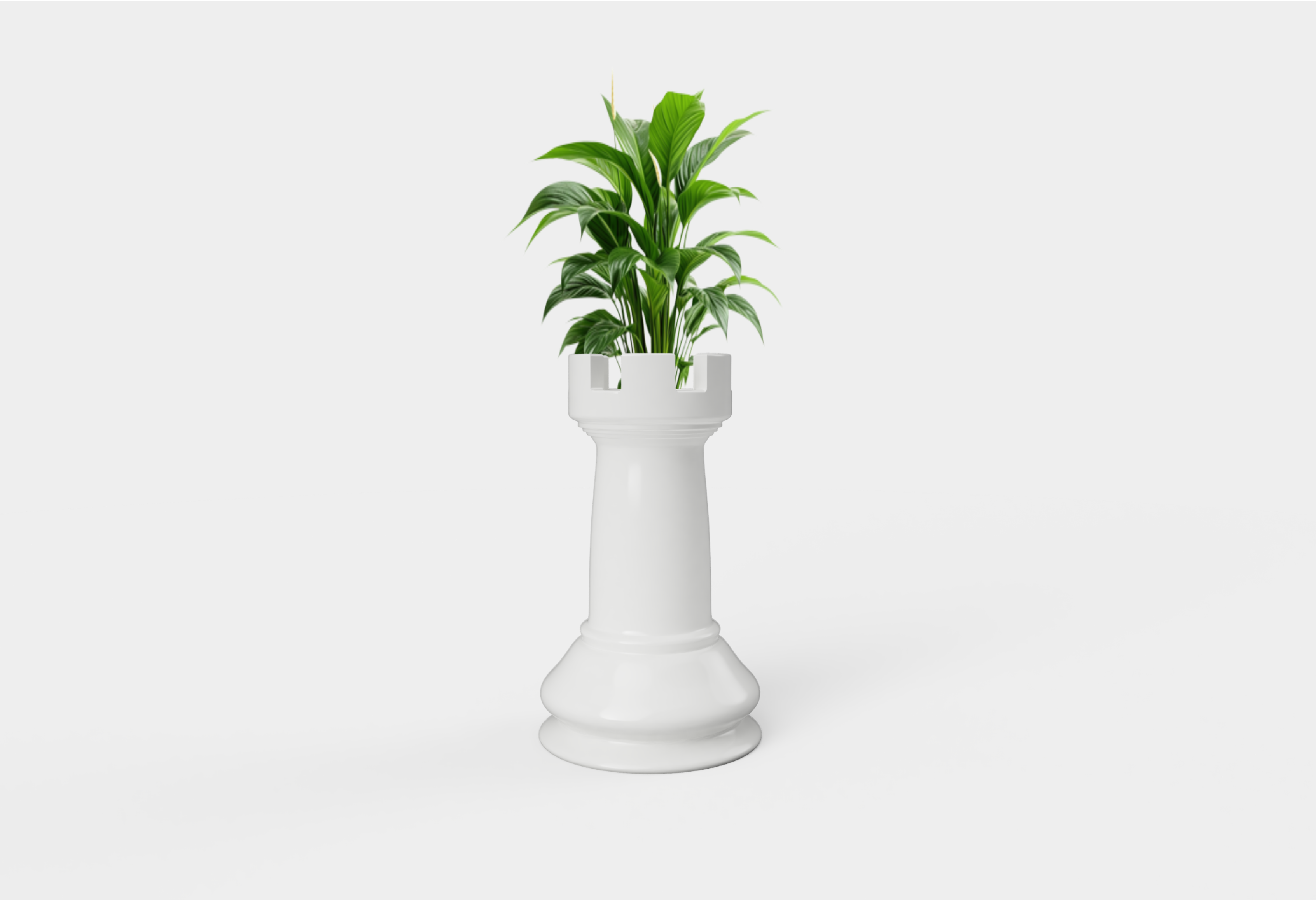 Castle chess planter