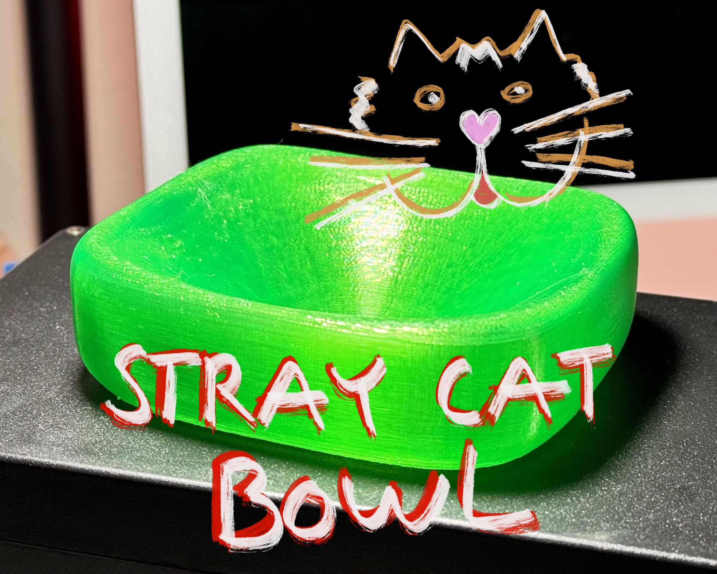 Stray Cat Bowl / Mini (Cat)ch-all Dish