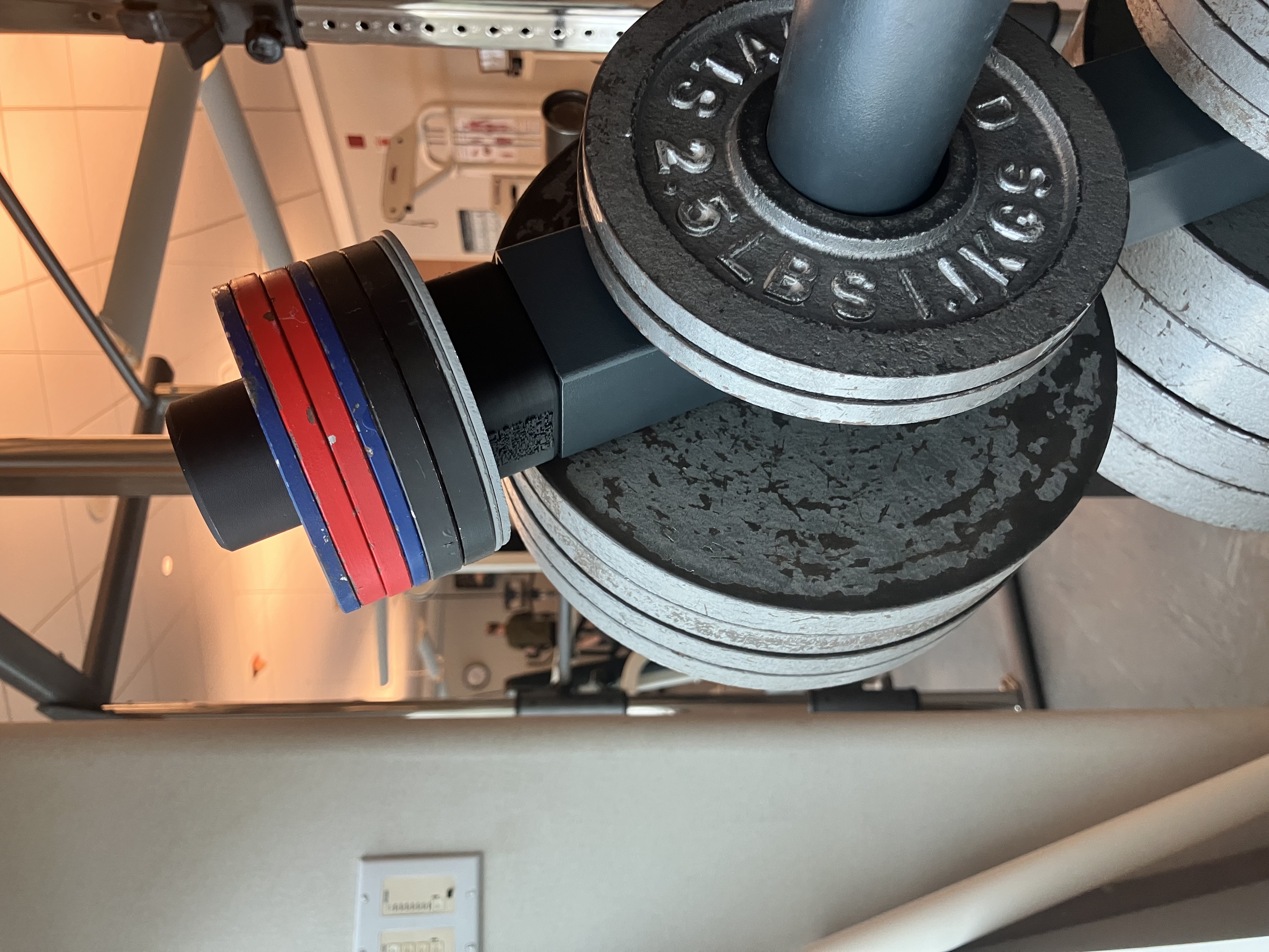 Micro-Load Olympic Weightlifting Storage Pin for Weight Rack