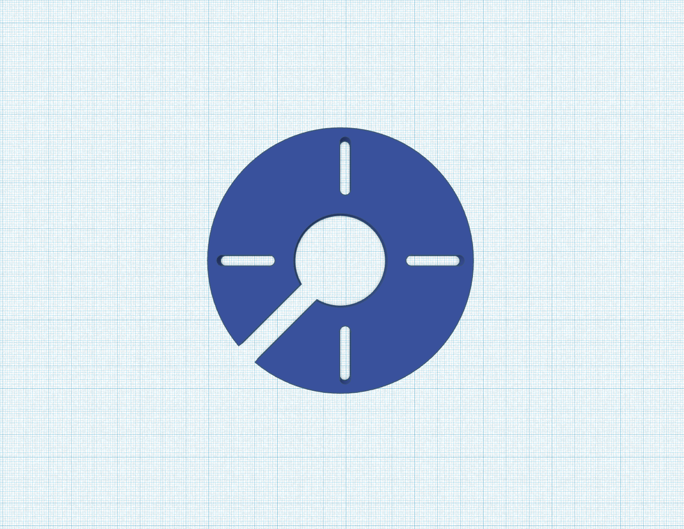 Lateral cable routing for e.g. ceiling fan V1.0 by Mici | Download free ...