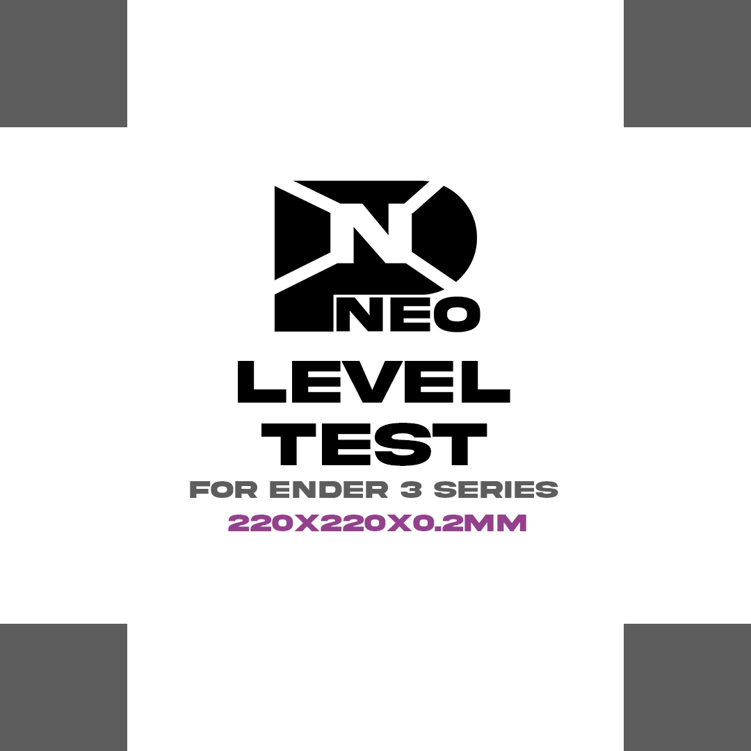 Level Test for Ender 3 Series (220x220 build volume)