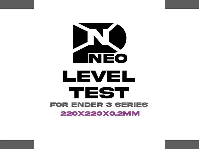 Level Test for Ender 3 Series (220x220 build volume)
