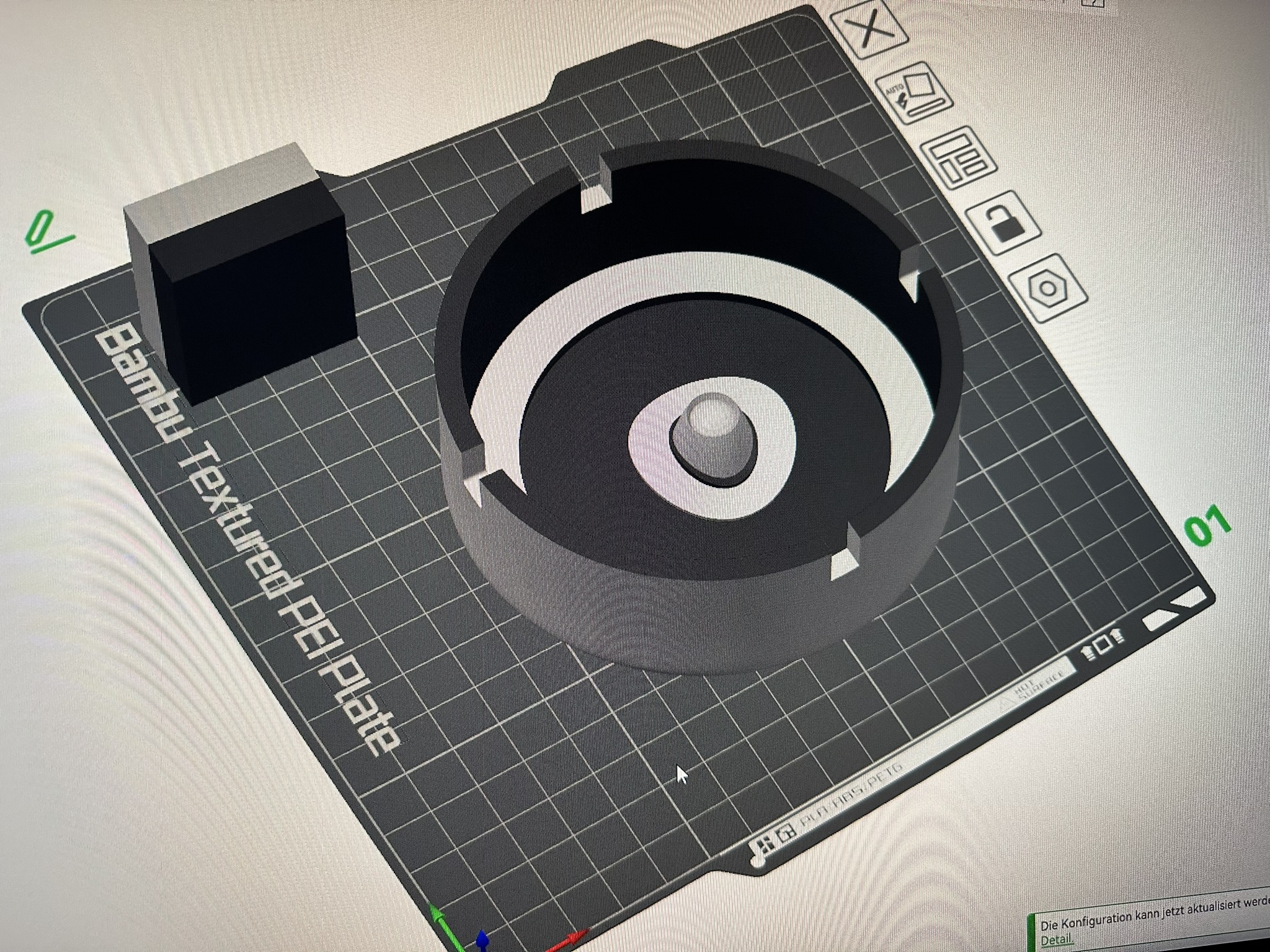 Miniatura 2 do modelo 3D Aschenbecher mit Logo