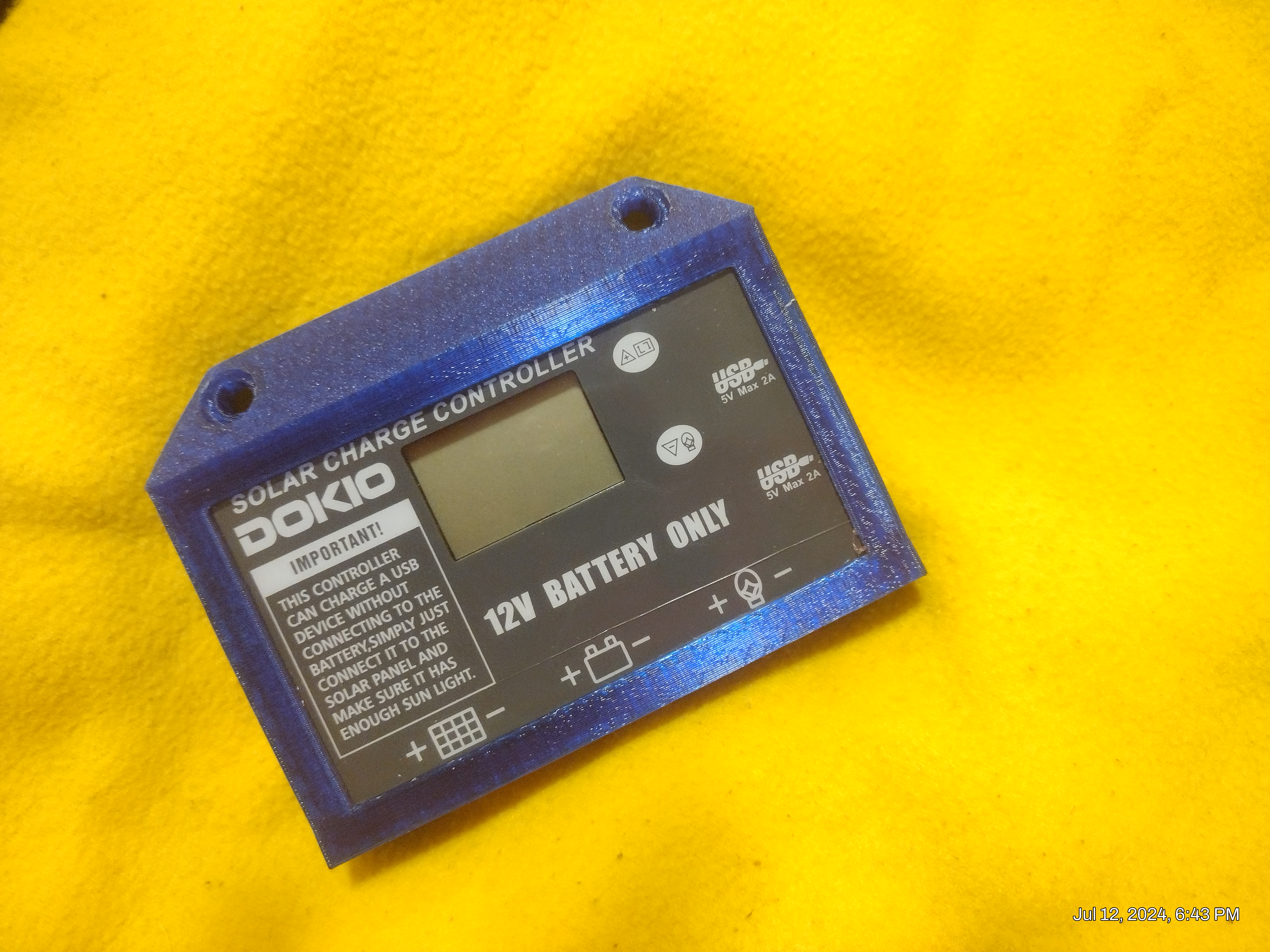 DOKIO Solar Controller Mount / Protective Case