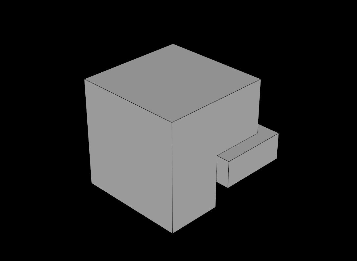 Lego Compatible (19727.dat) Plate 1 x 2 with Cube by thall72 | Download ...