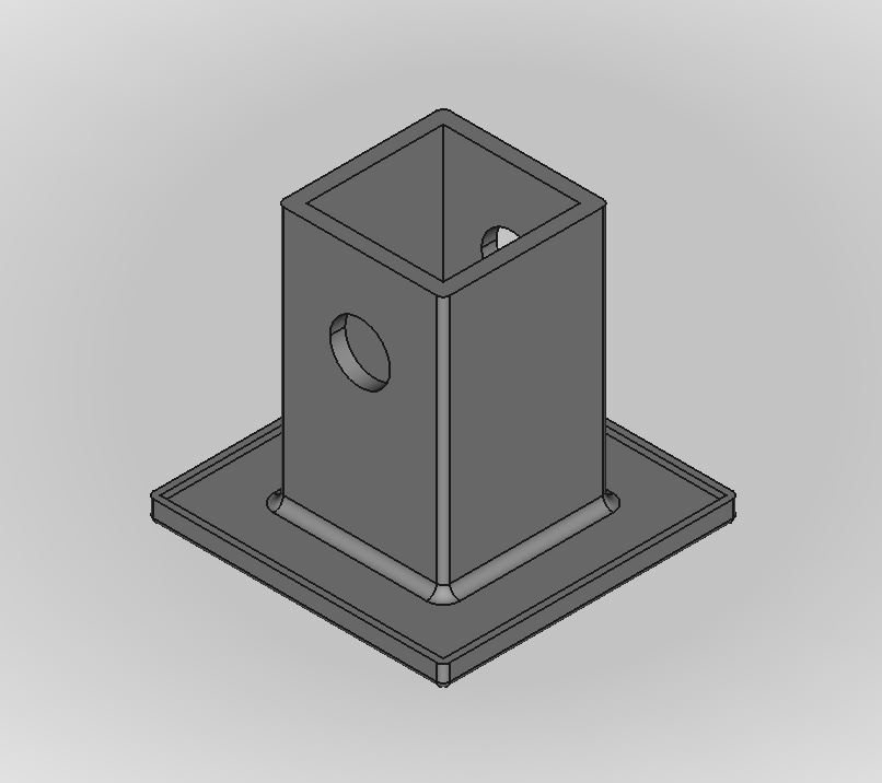 Blank Trailer Hitch Cover